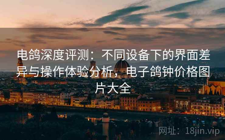 电鸽深度评测：不同设备下的界面差异与操作体验分析，电子鸽钟价格图片大全