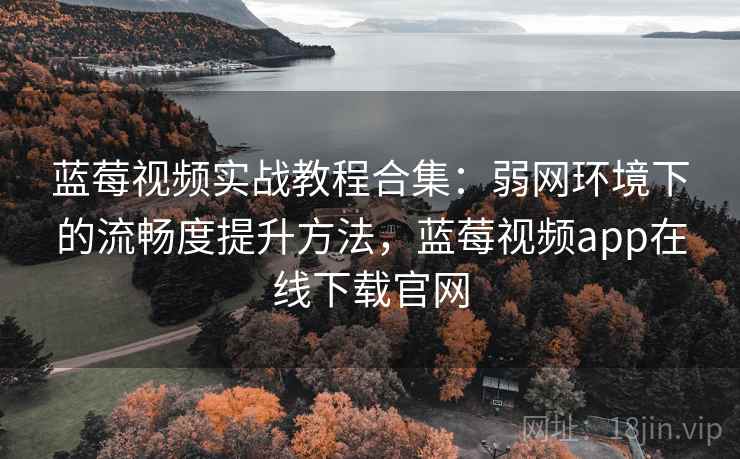 蓝莓视频实战教程合集:弱网环境下的流畅度提升方法,蓝莓视频app在线下载官网 蓝莓视频实战教程合集:弱网环境下的流畅度提升方法,蓝莓视频app在线下载官网