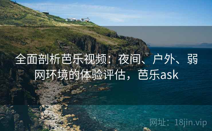 全面剖析芭乐视频：夜间、户外、弱网环境的体验评估，芭乐ask