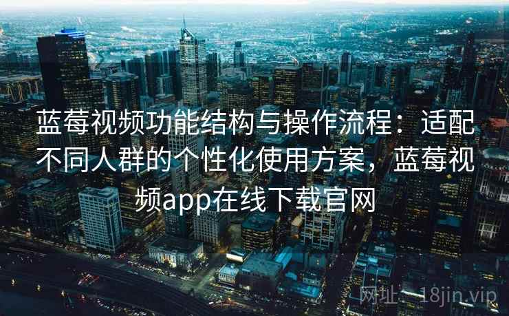 蓝莓视频功能结构与操作流程：适配不同人群的个性化使用方案，蓝莓视频app在线下载官网