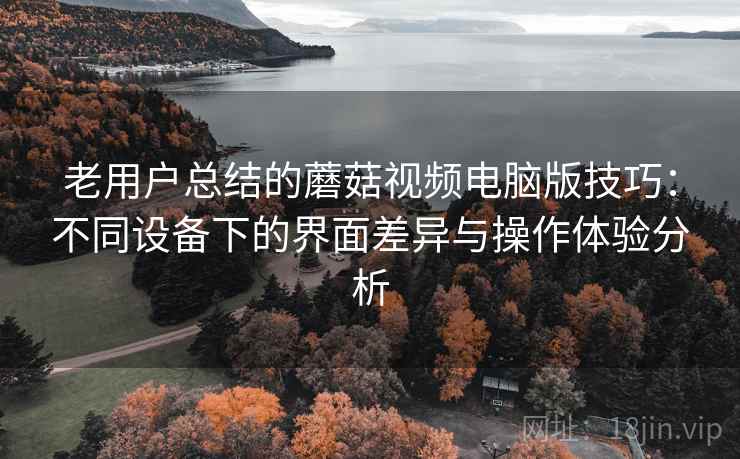 老用户总结的蘑菇视频电脑版技巧：不同设备下的界面差异与操作体验分析