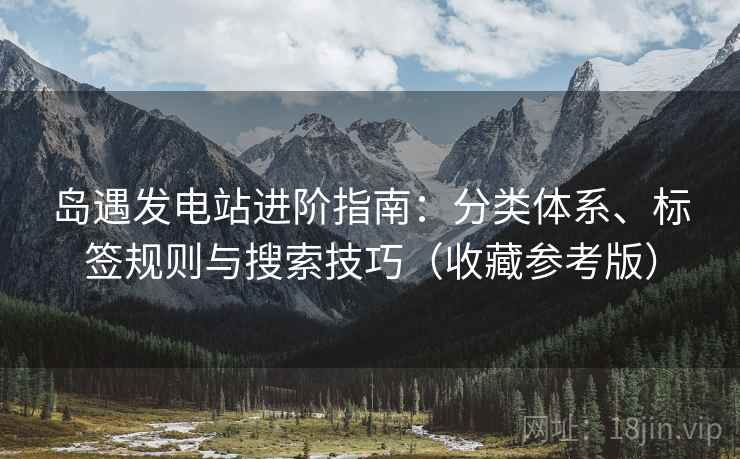岛遇发电站进阶指南：分类体系、标签规则与搜索技巧（收藏参考版）