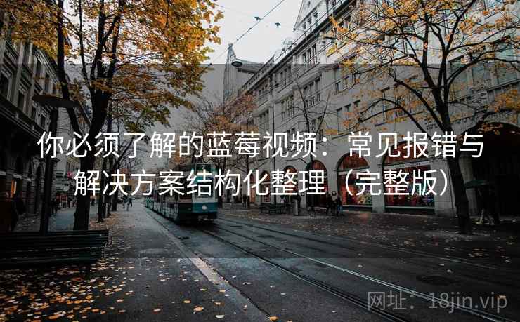 你必须了解的蓝莓视频：常见报错与解决方案结构化整理（完整版）