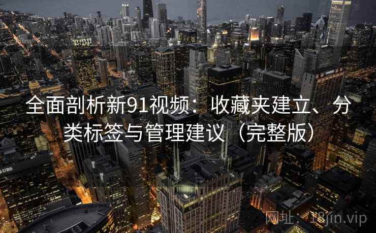 全面剖析新91视频：收藏夹建立、分类标签与管理建议（完整版）