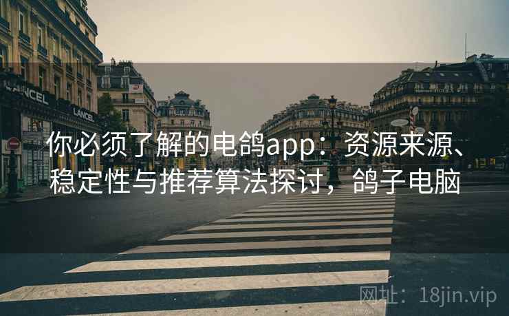 你必须了解的电鸽app:资源来源、稳定性与推荐算法探讨,鸽子电脑 你必须了解的电鸽app:资源来源、稳定性与推荐算法探讨,鸽子电脑