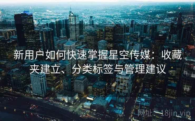 新用户如何快速掌握星空传媒：收藏夹建立、分类标签与管理建议